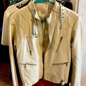 Billabong leather coat